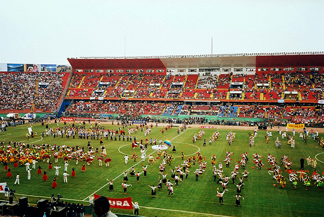 Stadium celebrations at Copa America 2004