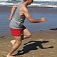 hopping at the beach