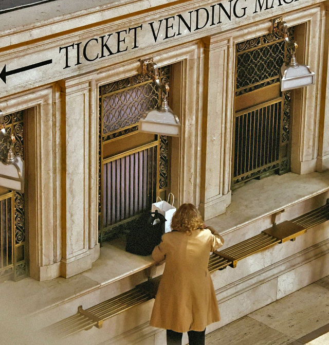 ticket purchasing the old way