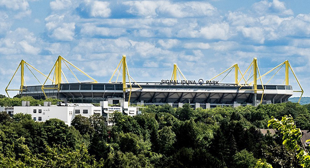 Westfalenstadion Stadium in Dortmund, Germany 