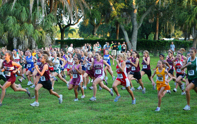 cross-country running race