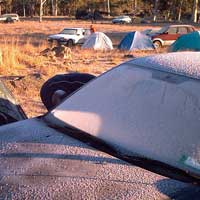 Rogaining frosty morning