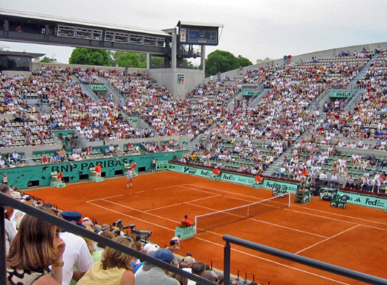 Susan Leglen Stadium at Roland Garros